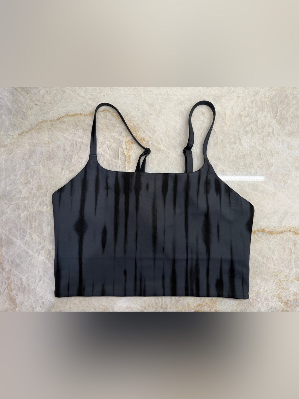 Nike One Dri-FIT Printed Longline Sports Bra • Size S • Black NWOT
